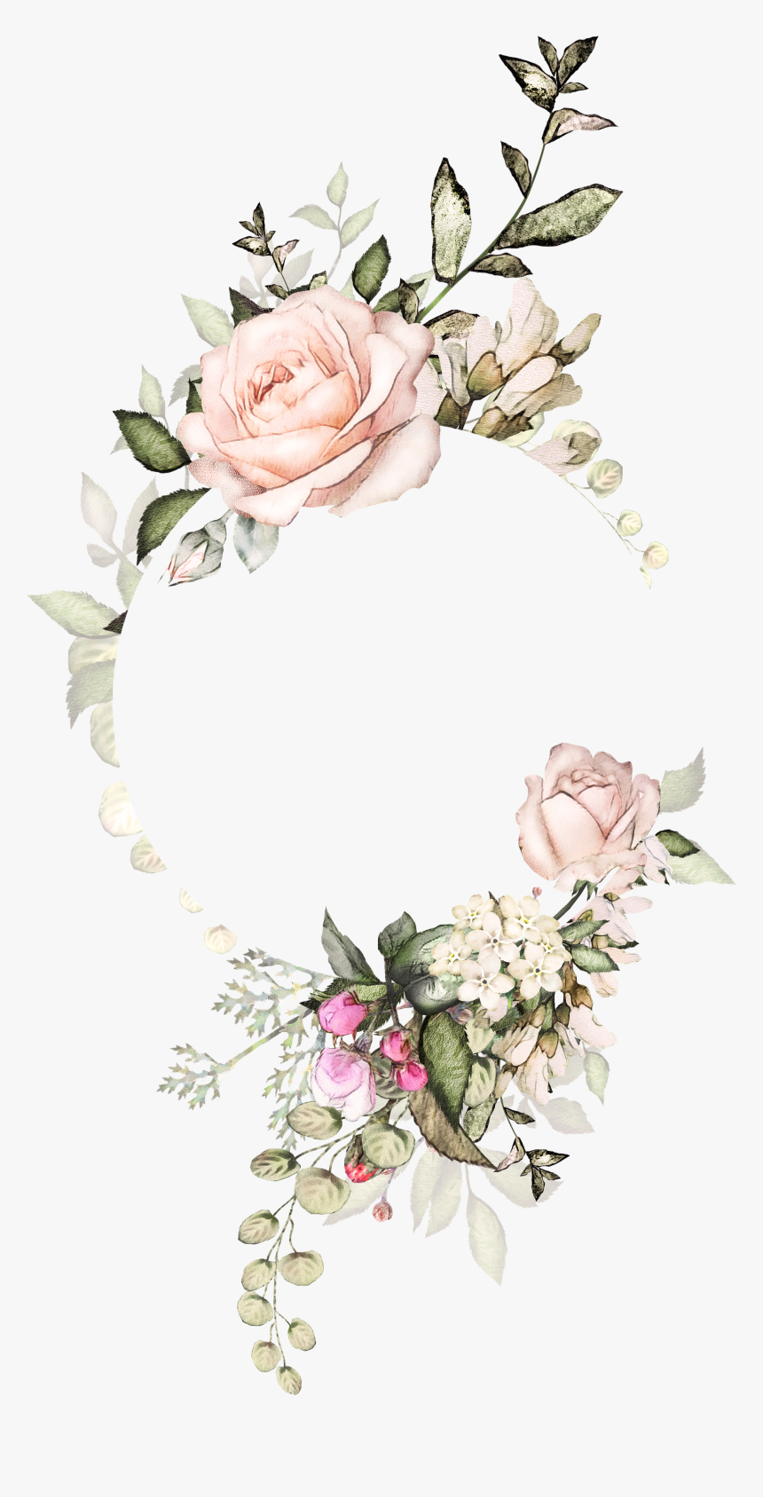 #moldura #floral #flores #tumblr❤ #freetoedit - Rose Gold Flower Png, Transparent Png, Free Download