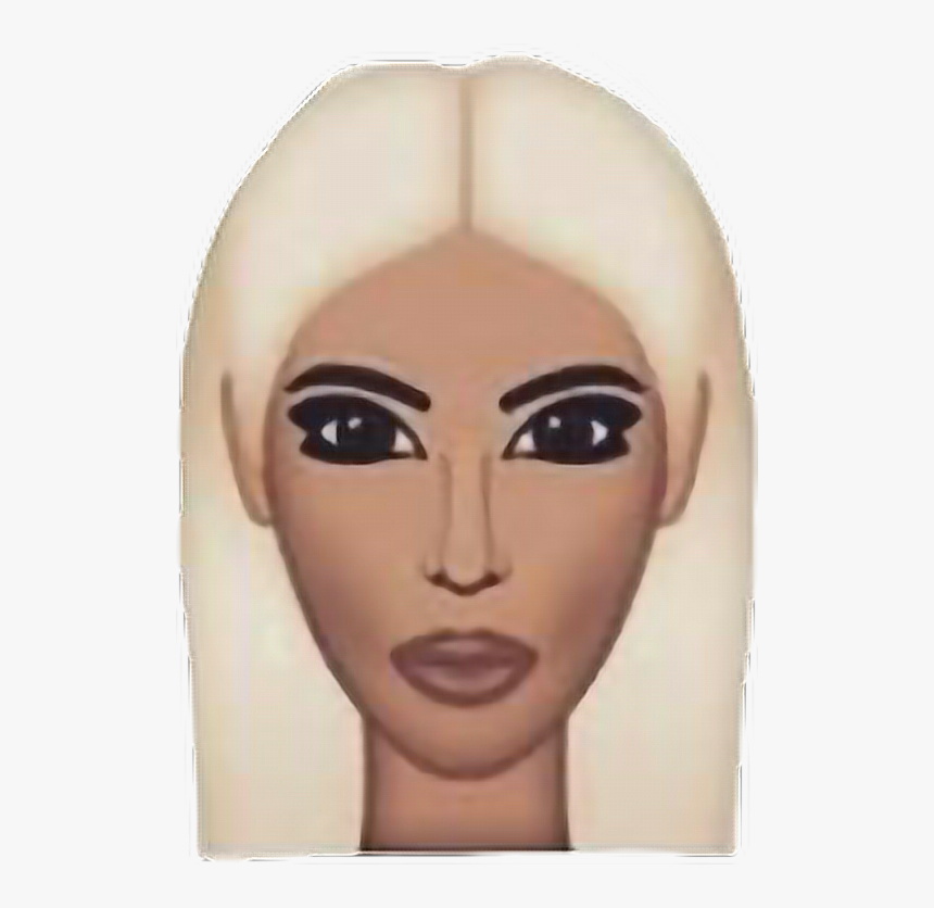 #kimoji #kimkardashian #blonde #ftestickers #emoji#freetoedit - Blonde Kimoji, HD Png Download, Free Download