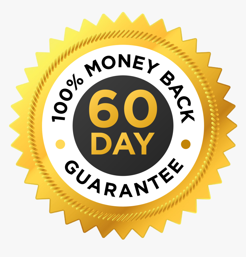 60 Day Money Back Guarantee, HD Png Download - Kindpng