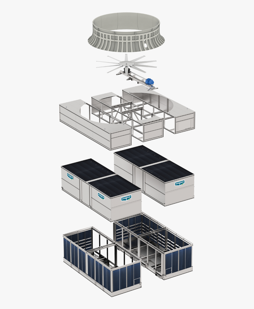 Atlas Design - Cooling Tower Metal Assembly, HD Png Download, Free Download