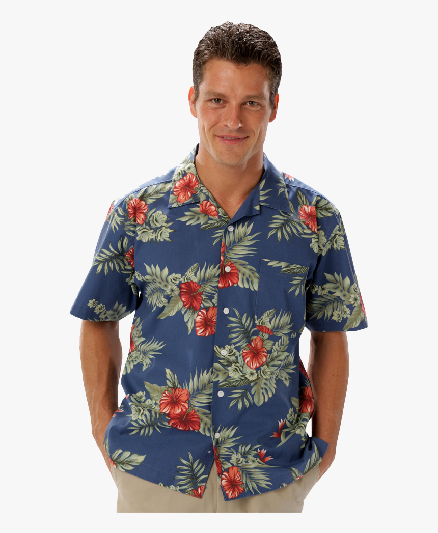 Unisex Tropical Print Campshirt - Floral Camp Shirt, HD Png Download, Free Download