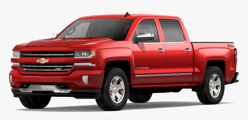 A Red 2018 Chevy Silverado - Red Silverado 2018, HD Png Download, Free Download