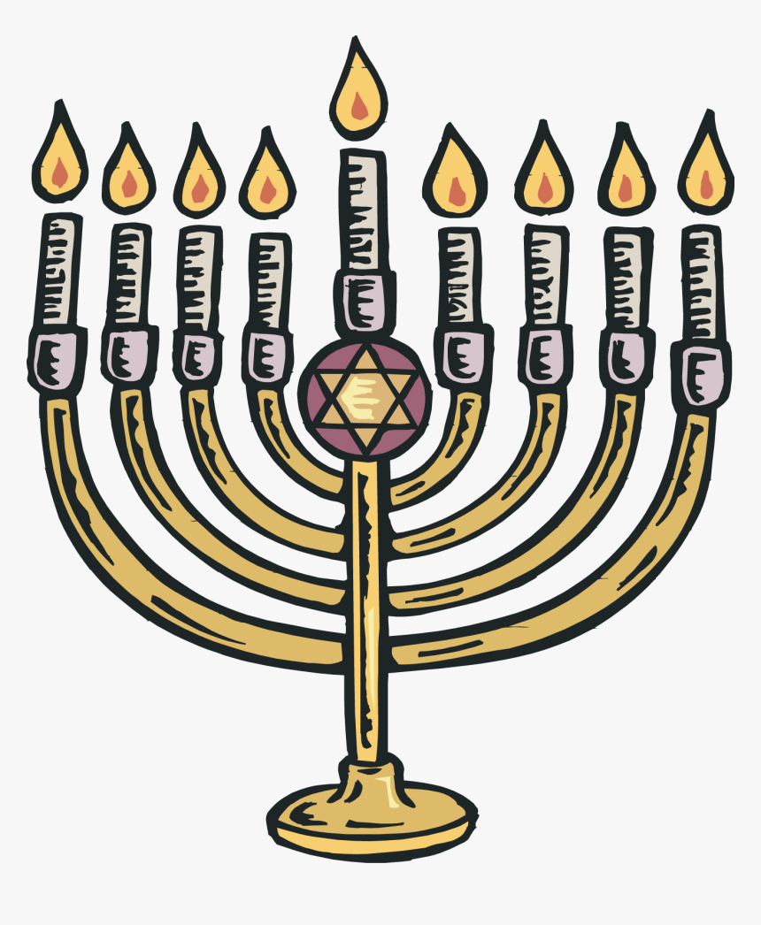 Hanukkah Png - Hanukkah Menorah Clipart, Transparent Png, Free Download