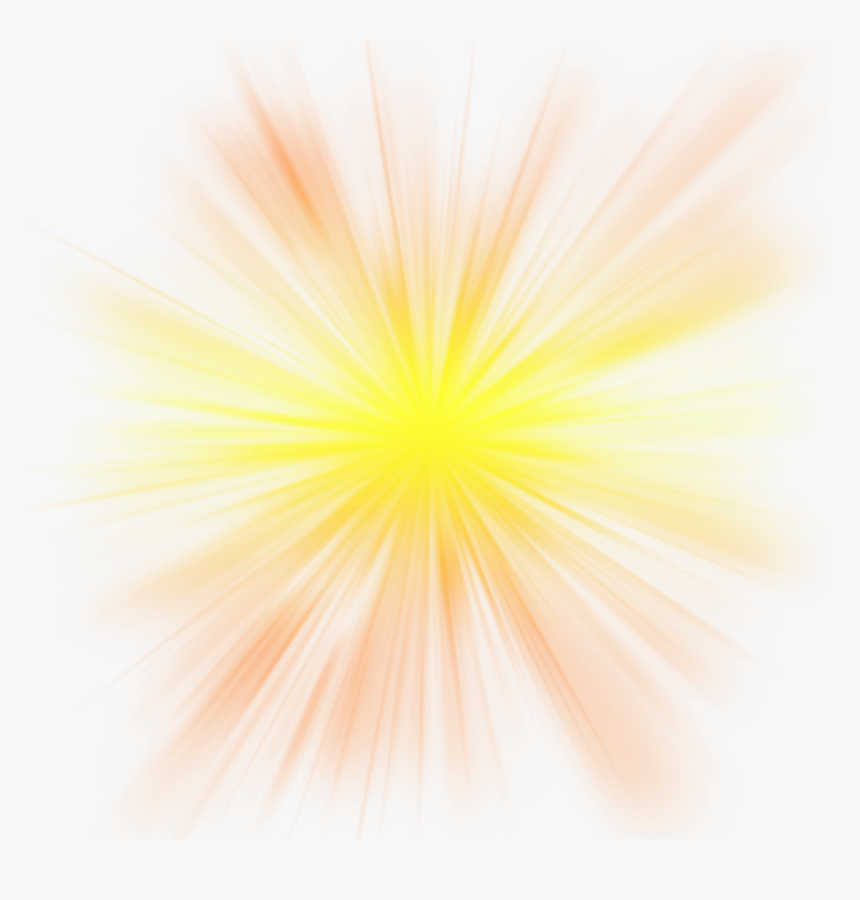 Transparent Light Glow Png - Yellow Sparkle Transparent Background, Png  Download - kindpng