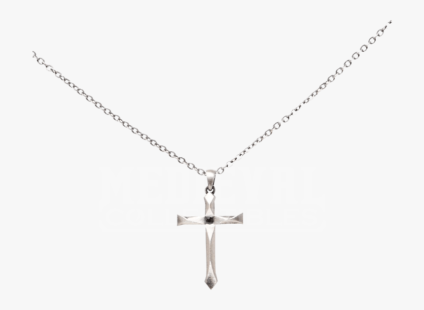 Simple Cross Necklace - Locket, HD Png Download, Free Download