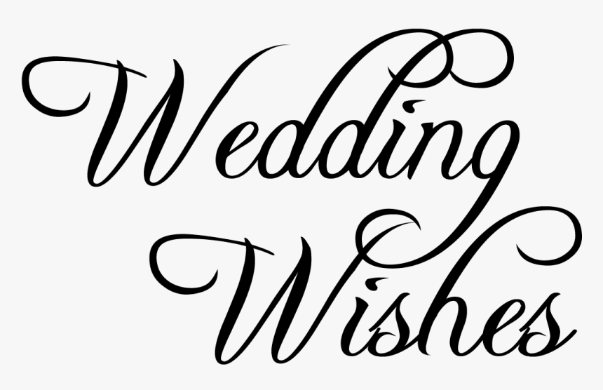 Happy Wedding Font Png, Transparent Png, Free Download