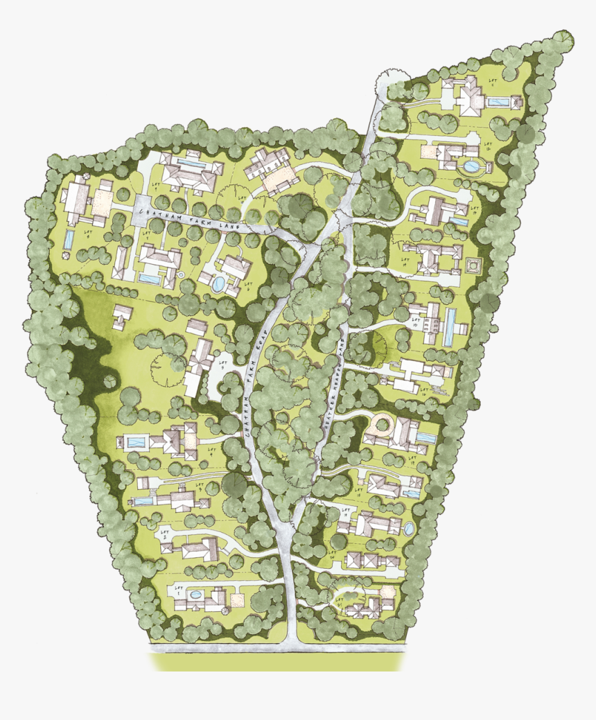 Transparent Site Plan Tree Png - Map, Png Download, Free Download