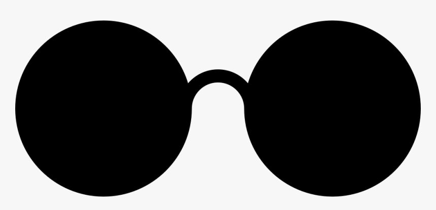 Circular Sunglasses Svg Png Icon Free Download - Black Censor Circle, Transparent Png, Free Download