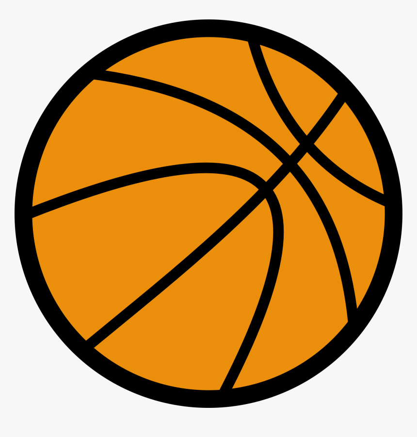 Black And White Basketball Clipart - Basketball Clipart, HD Png Download, Free Download