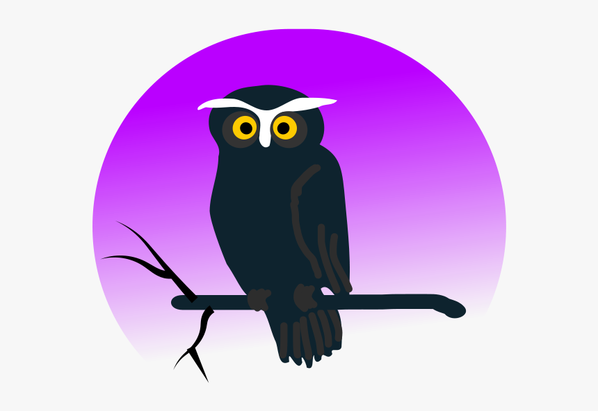 Halloween Owl Png Clip Arts - Owl Halloween Cartoon, Transparent Png, Free Download