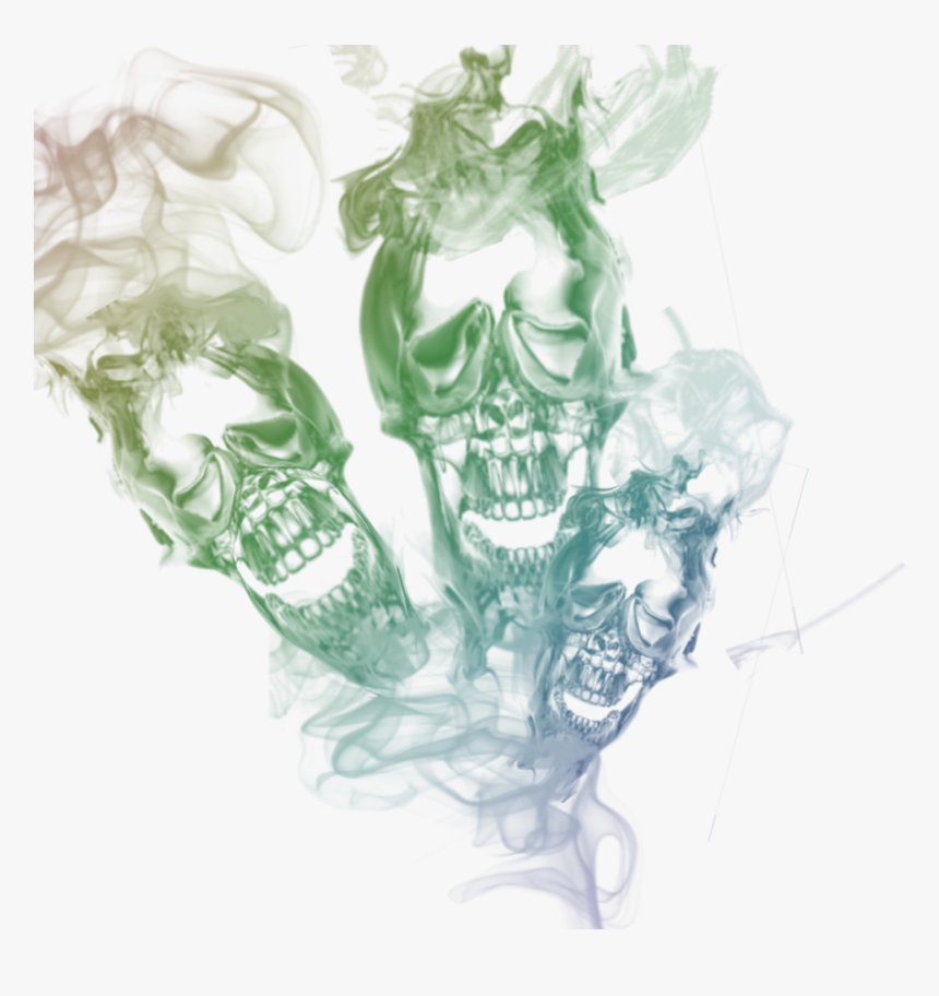 Picsart Png, Skull, Photoshop, Sketches, Photography, - Skull In Smoke ...