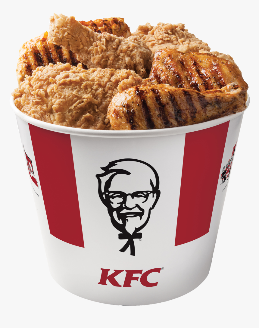 Bucket Kentucky Fried Chicken, HD Png Download - kindpng