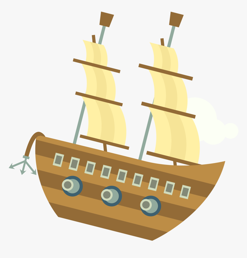 Png Free Download Shipping Vector Pirate Ship - Pirate Ship Transparent Background, Png Download, Free Download