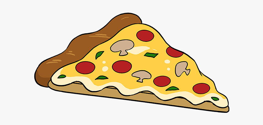 Clip Art How To Draw A Pizza Slice Really Easy Drawings Hd Png Download Kindpng