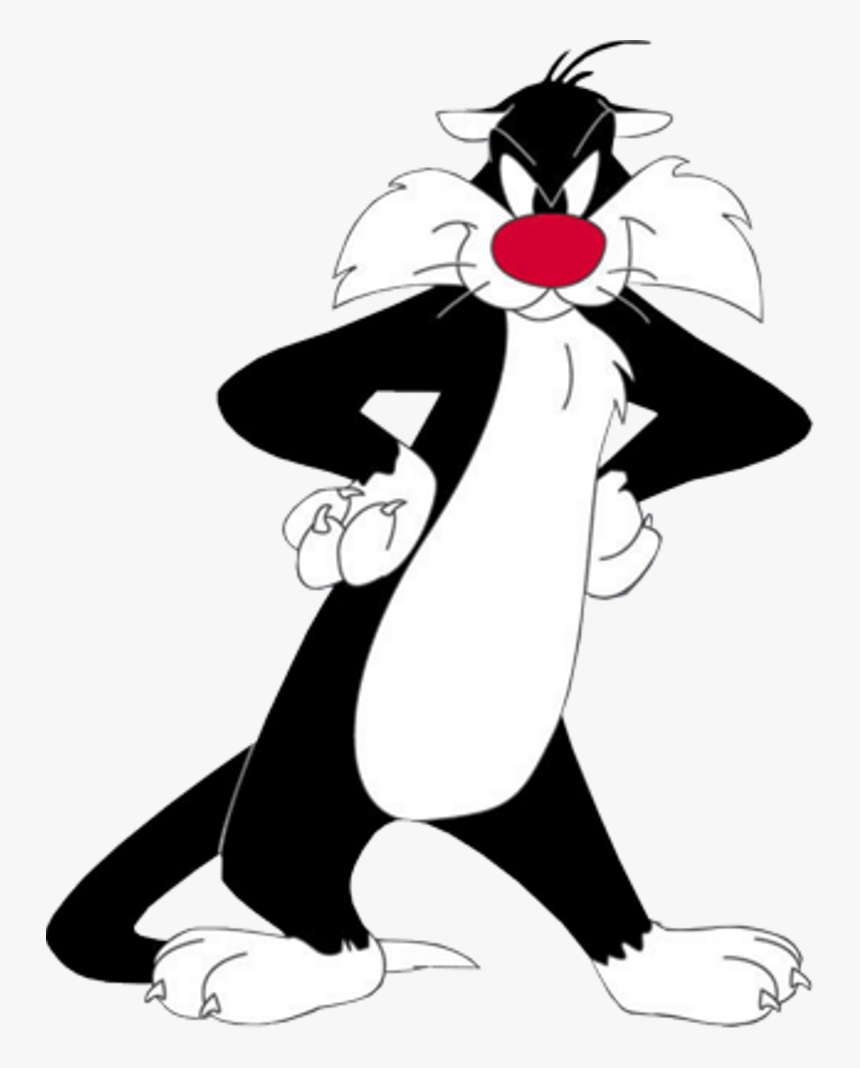 Sylvester Looking Seriously-fd429 - Sylvester Looney Tunes, HD Png ...