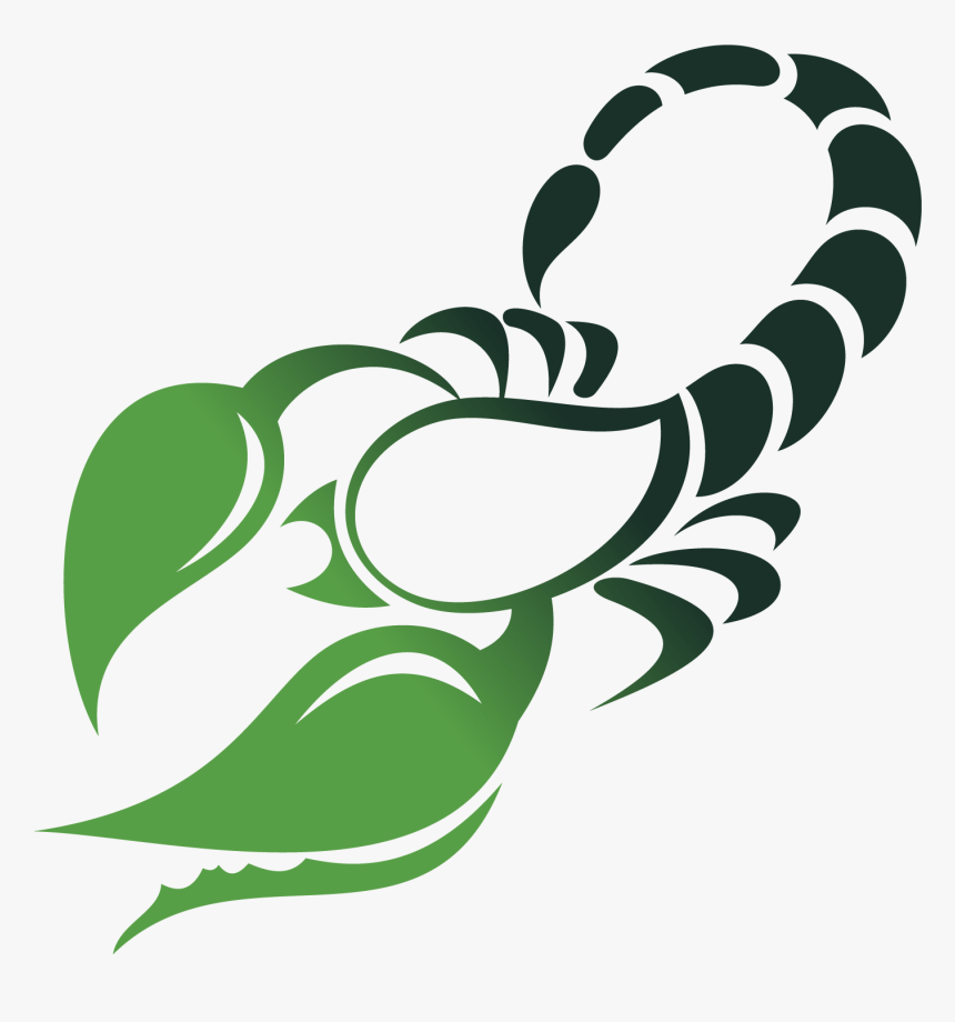 Green Scorpio Symbol Png Image - Sun Signs, Transparent Png, Free Download