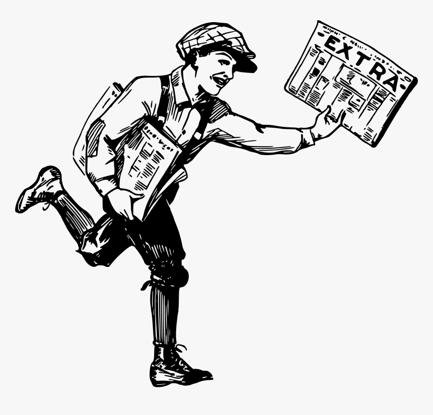 Newspaper Boy Png Free & Free Newspaper Boy Transparent - Newspaper Boy Png, Png Download, Free Download