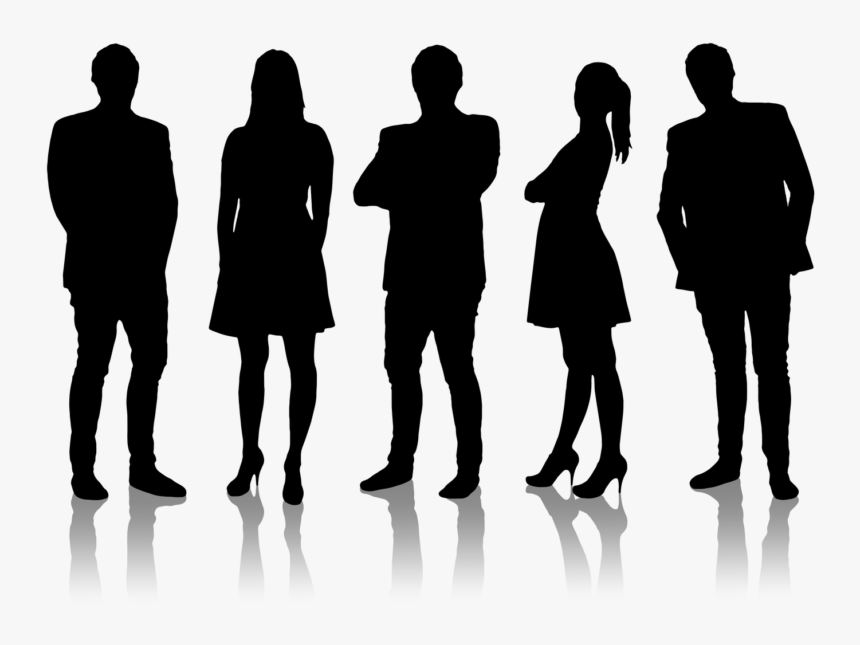 Business People Silhouettes - Audience Profiling, HD Png Download, Free Download