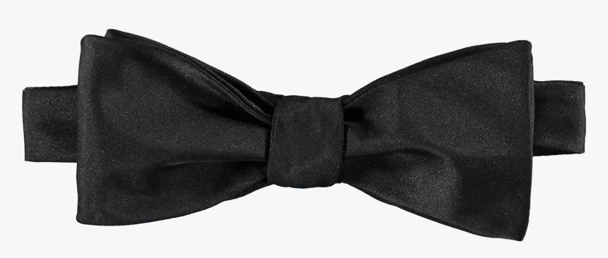 Black Silk Bow Tie - Formal Wear, HD Png Download, Free Download