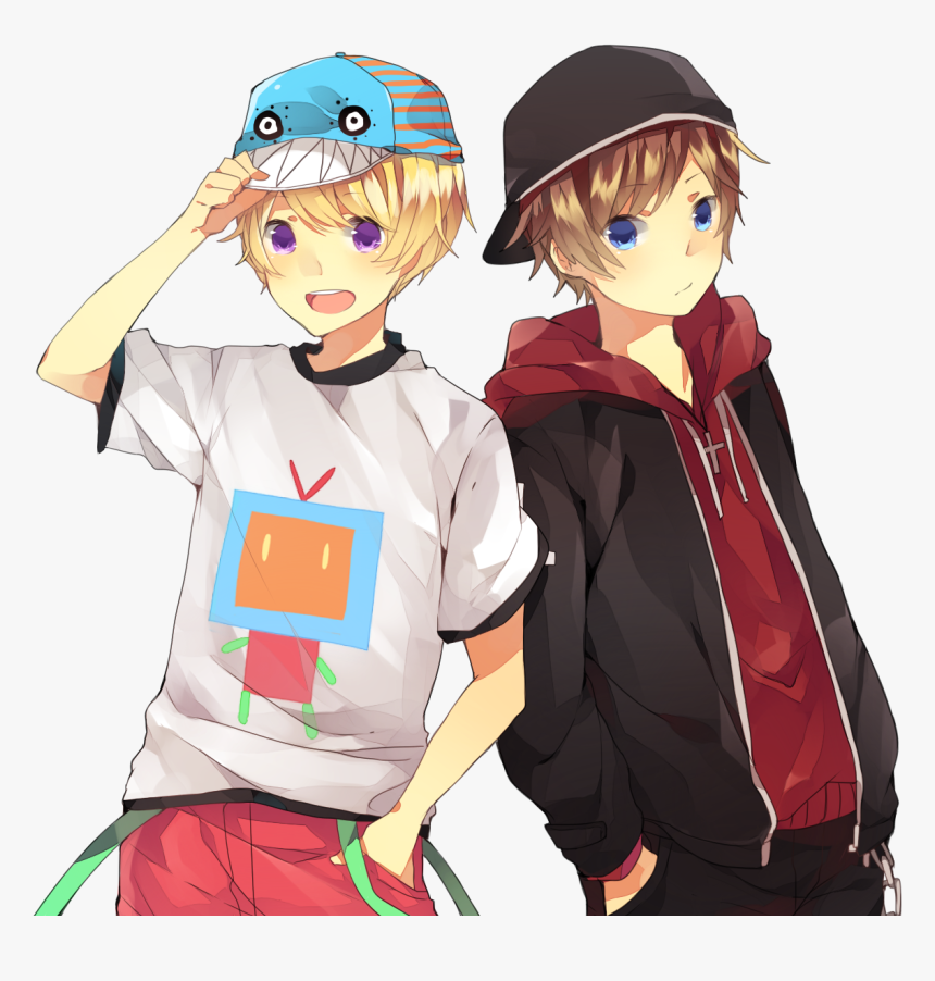Two Anime Boys Anime Boy Child Hd Png Download Kindpng