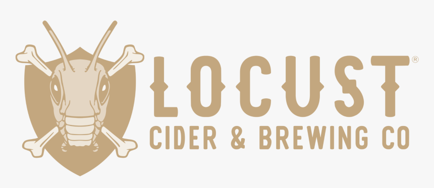 Locust Logo Cider And Beer Gold Horizontal - Bølgen Og Moi, HD Png Download, Free Download