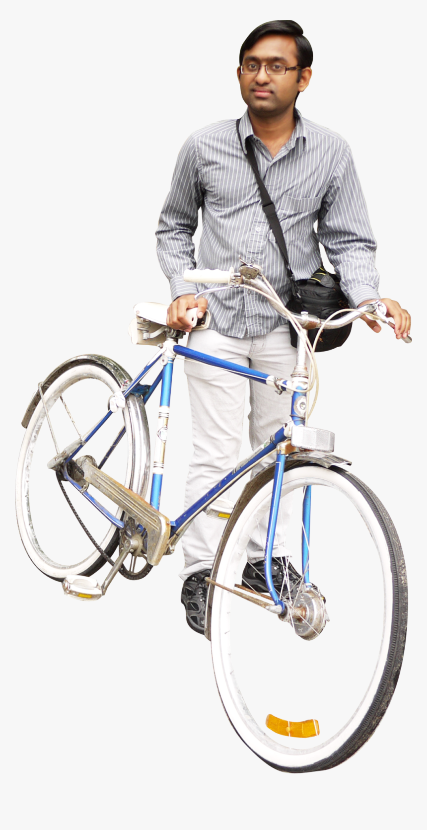 Man With Bicycle Png Image - Person With Bike Png, Transparent Png ...