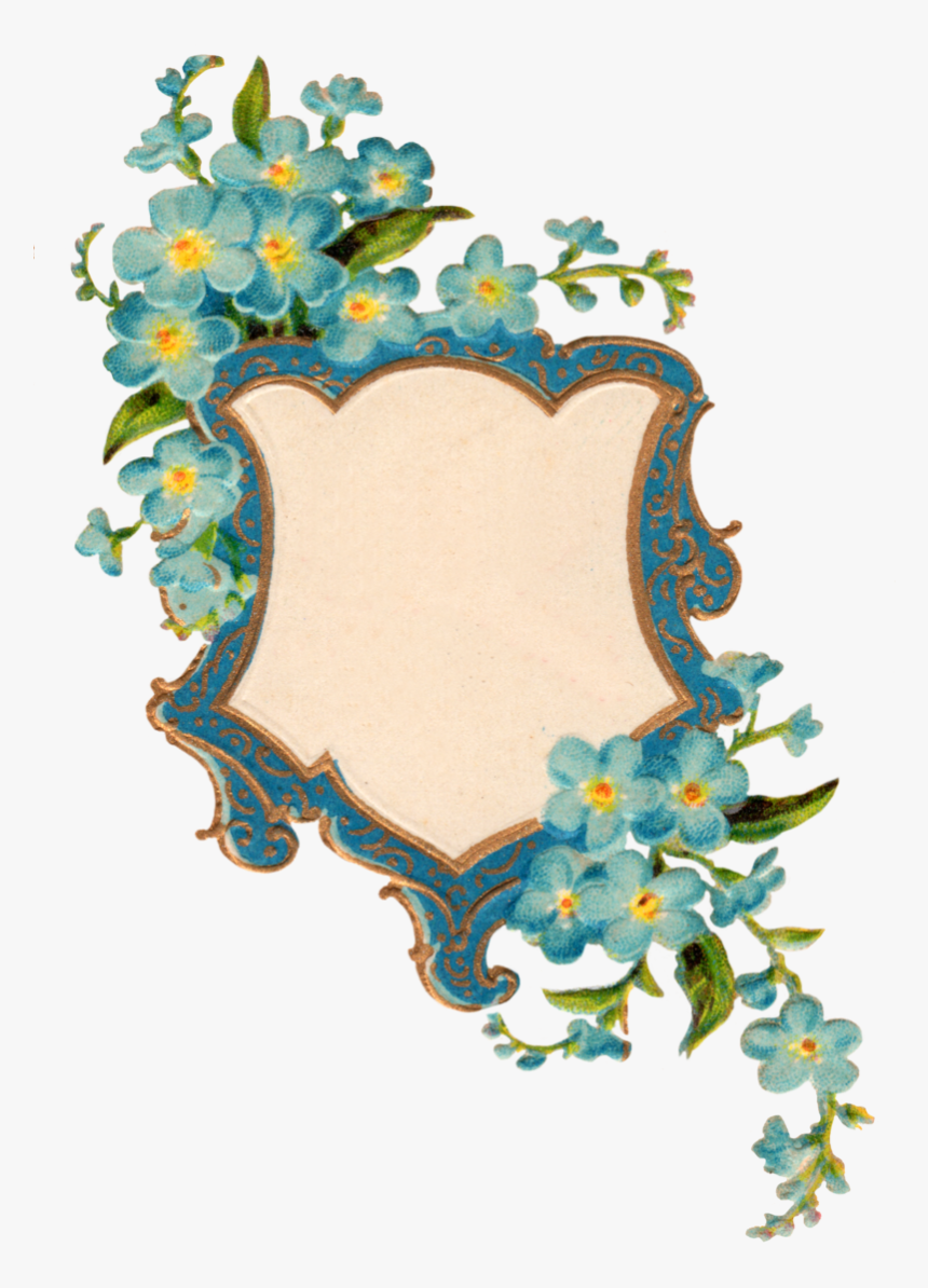 Forget Me Not Frame, HD Png Download, Free Download