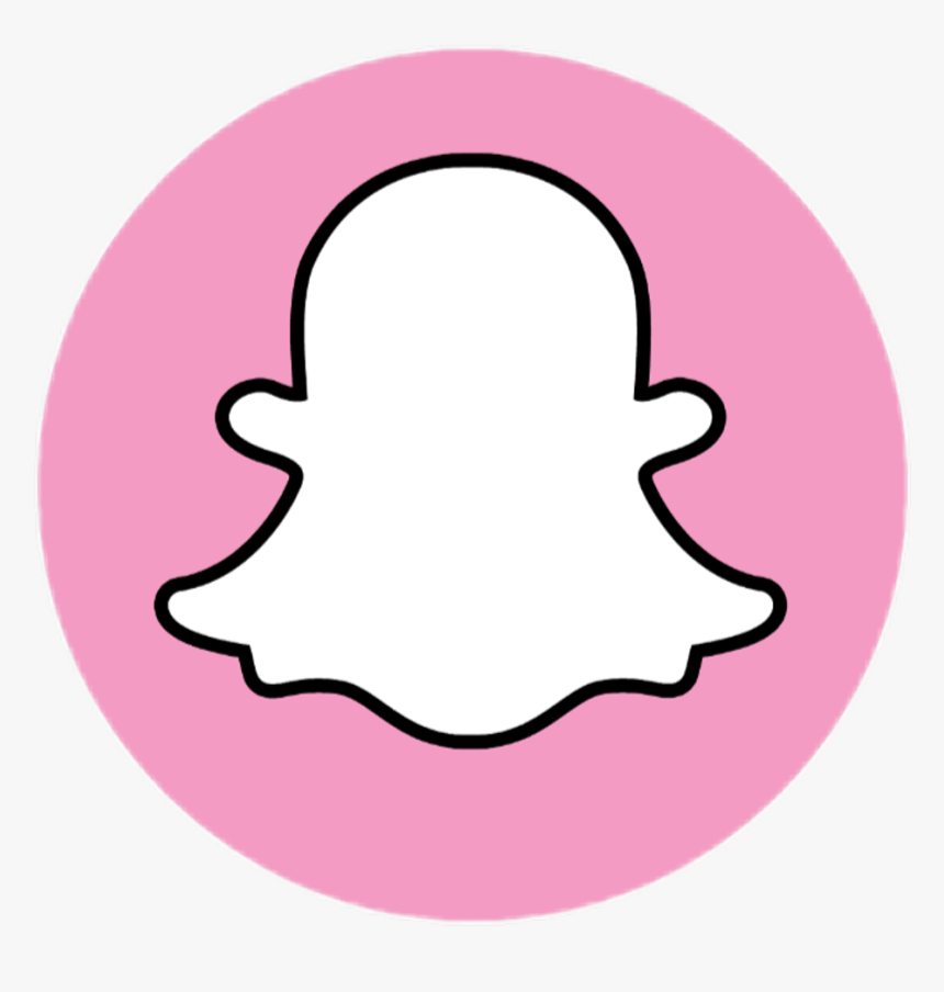 Snapchat Ghost Png Transparent Pink Snapchat Logo Png Download Kindpng