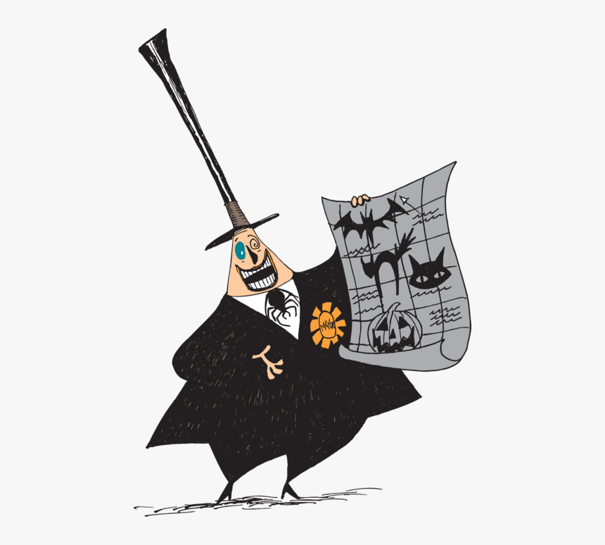 Transparent Nightmare Before Christmas Zero Png - Nightmare Before Christmas Mayor Cartoon, Png Download, Free Download