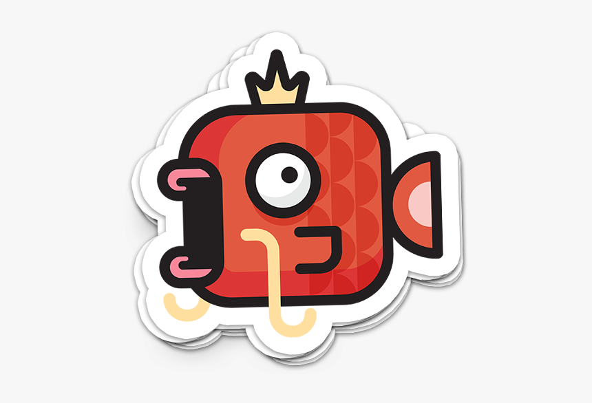 Image Of Magikarp Sticker - Cartoon, HD Png Download, Free Download