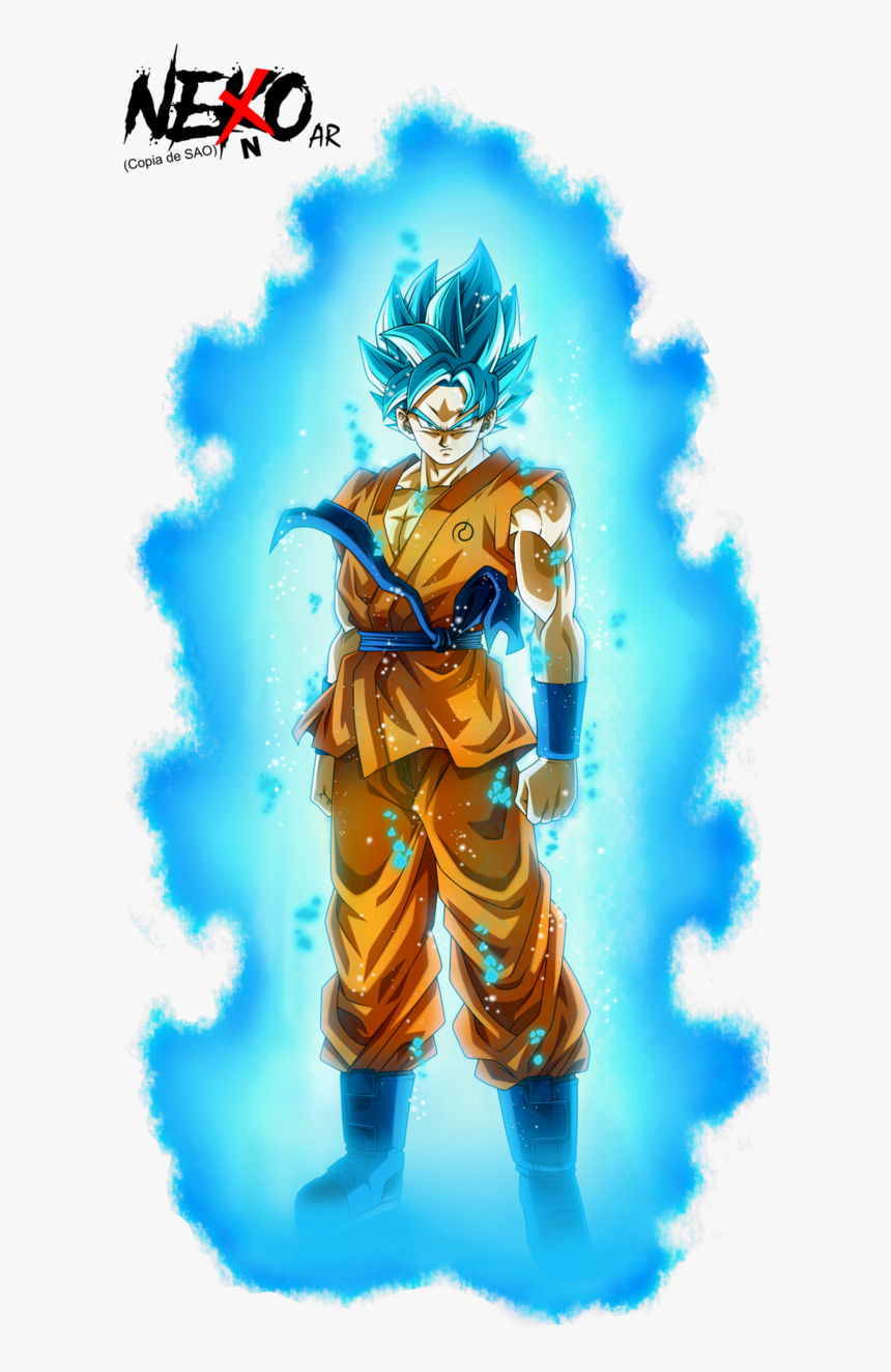 Son Goku Super Saiyan God Super Saiyan Goku Super Saiyan Blue Aura Hd Png Download Kindpng