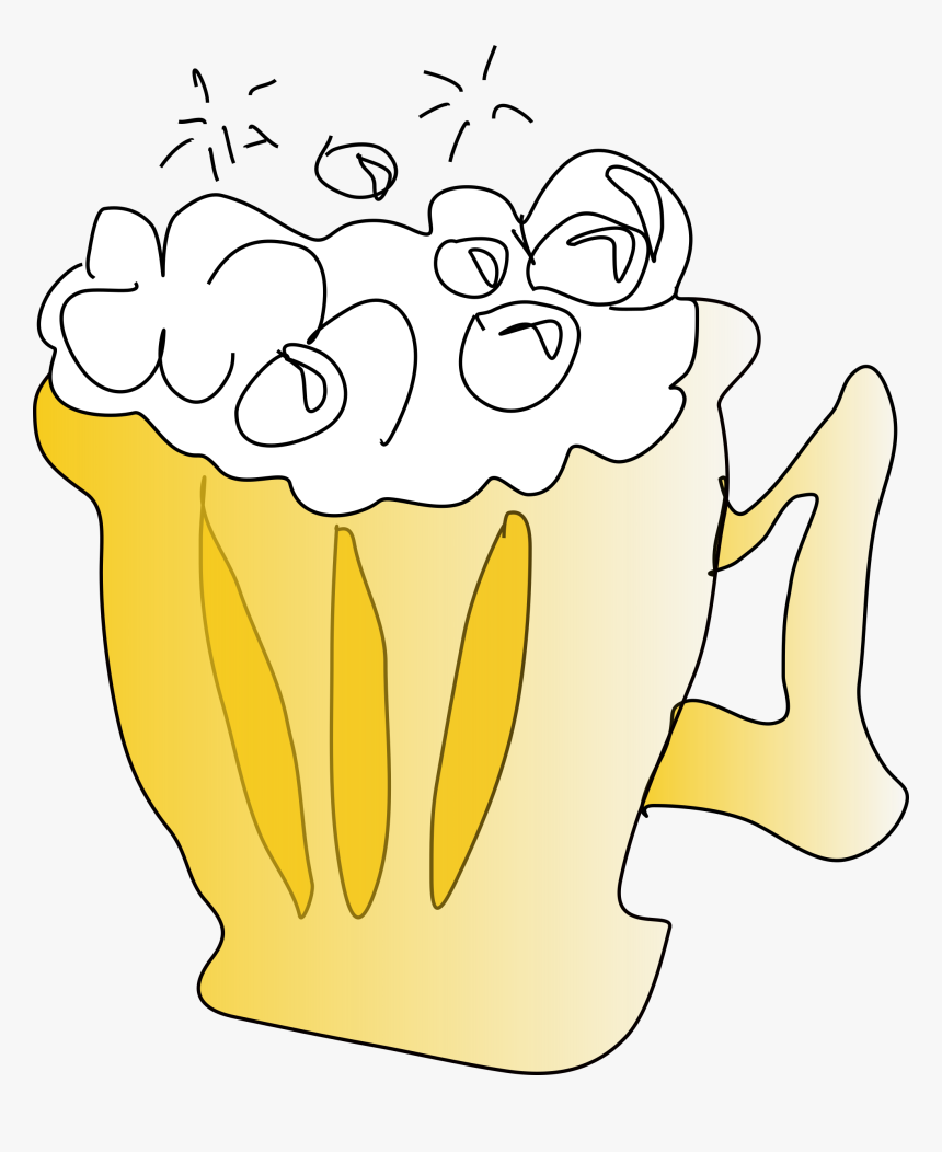 Cool Foamy Beer Clip Arts - Minum Bir Bintang Animasi, HD Png Download, Free Download