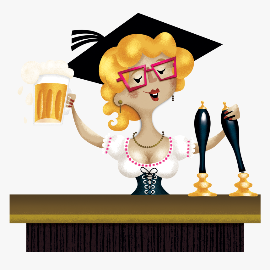 Clip Art Cartoon Female - Women Bar Png, Transparent Png, Free Download