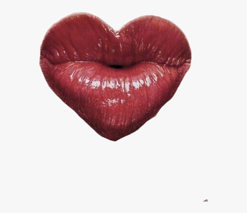 Lips Kiss Png - - Kalp Dudak, Transparent Png, Free Download