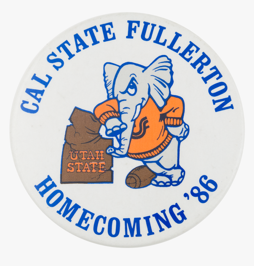 Cal State Fullerton Homecoming 1986 Event Button Museum, HD Png Download, Free Download