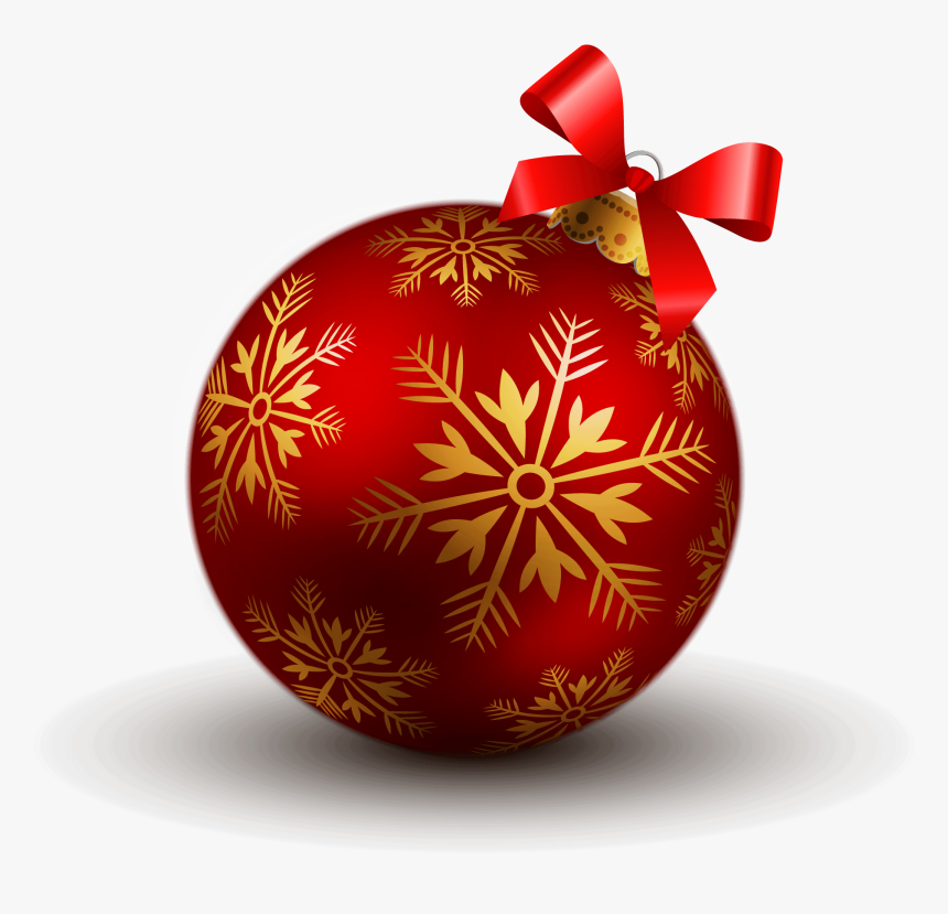 Hd Christmas Ball Ribbon Png Image - Christmas Bulb Png, Transparent ...