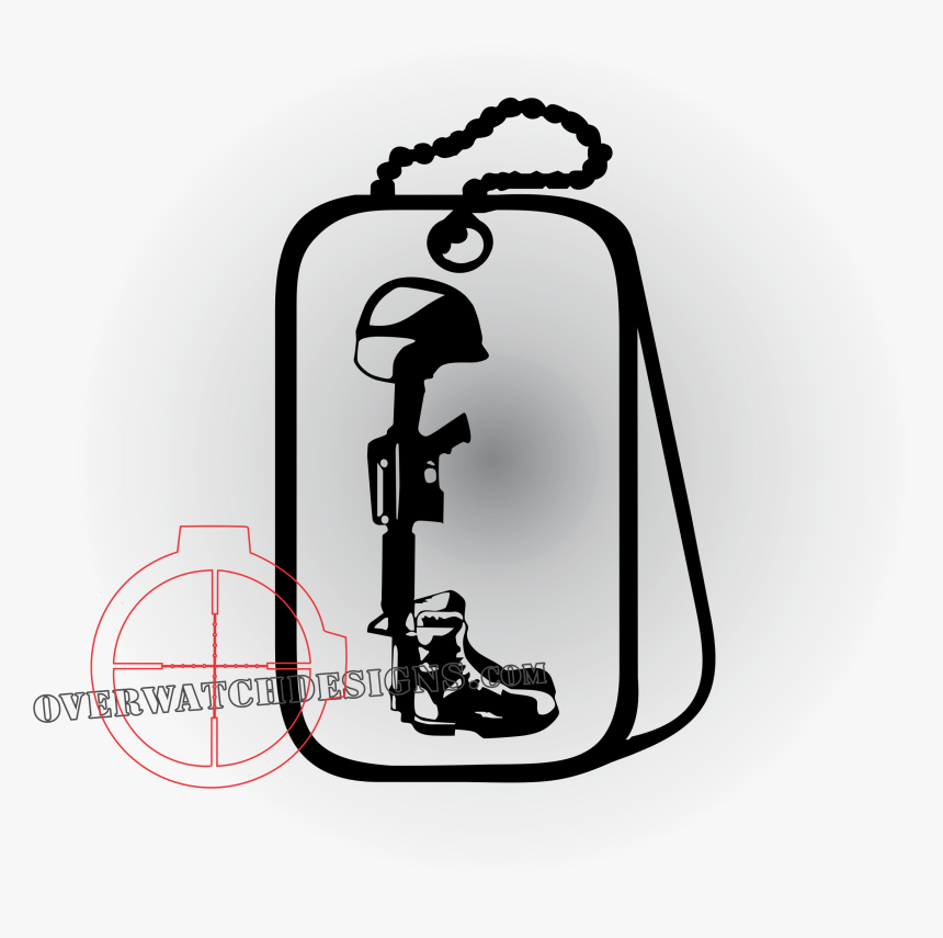 Fallen Warrior Dogtag - Fallen Hero, HD Png Download, Free Download