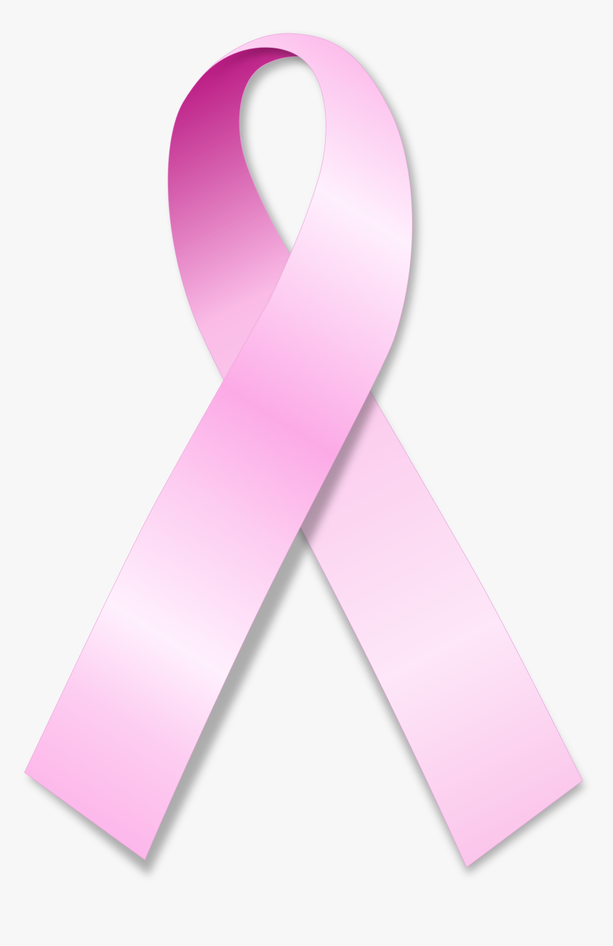 Breast Cancer Awareness Ribbon Black Background, HD Png Download, Free Download