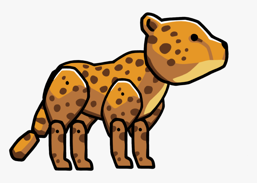 Cheetah - Scribblenauts Unlimited Leopard, HD Png Download, Free Download