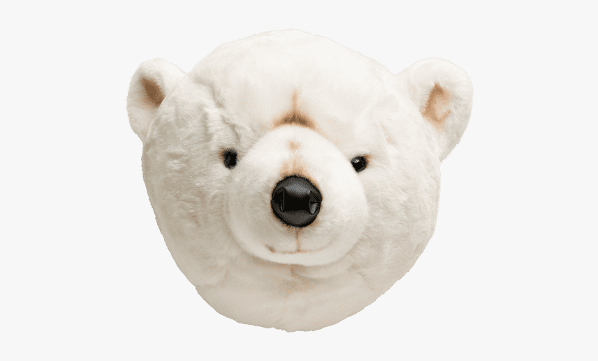 Clip Art Cabe A Polar - Cabeca De Urso Polar De Pelucia, HD Png Download, Free Download