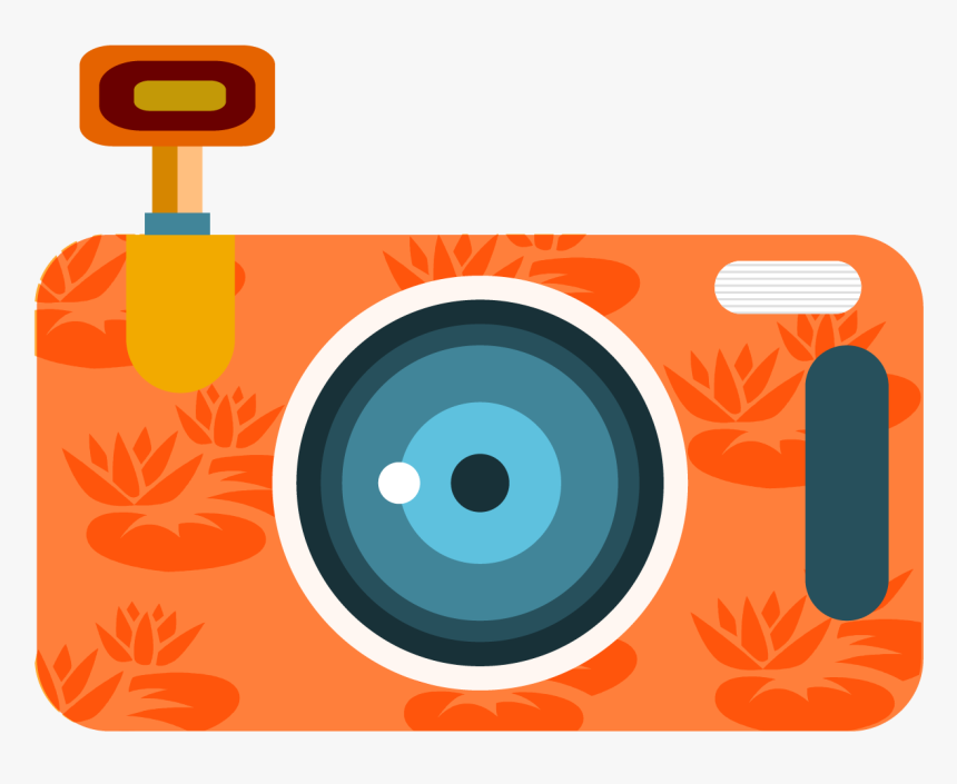 Orange Camera Png, Transparent Png, Free Download