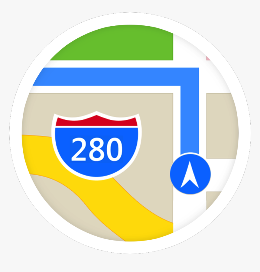 Google Map Round Icon Hd Png Download Kindpng