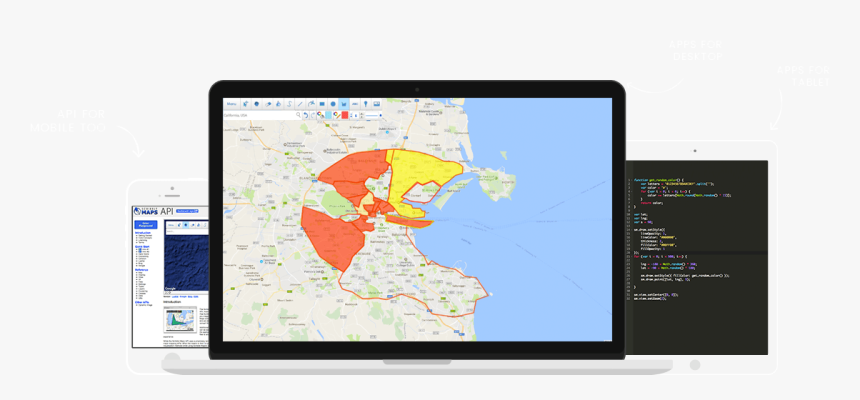 Draw On Maps And Make Them Easily - Ipad Pro Draw Map, HD Png Download, Free Download