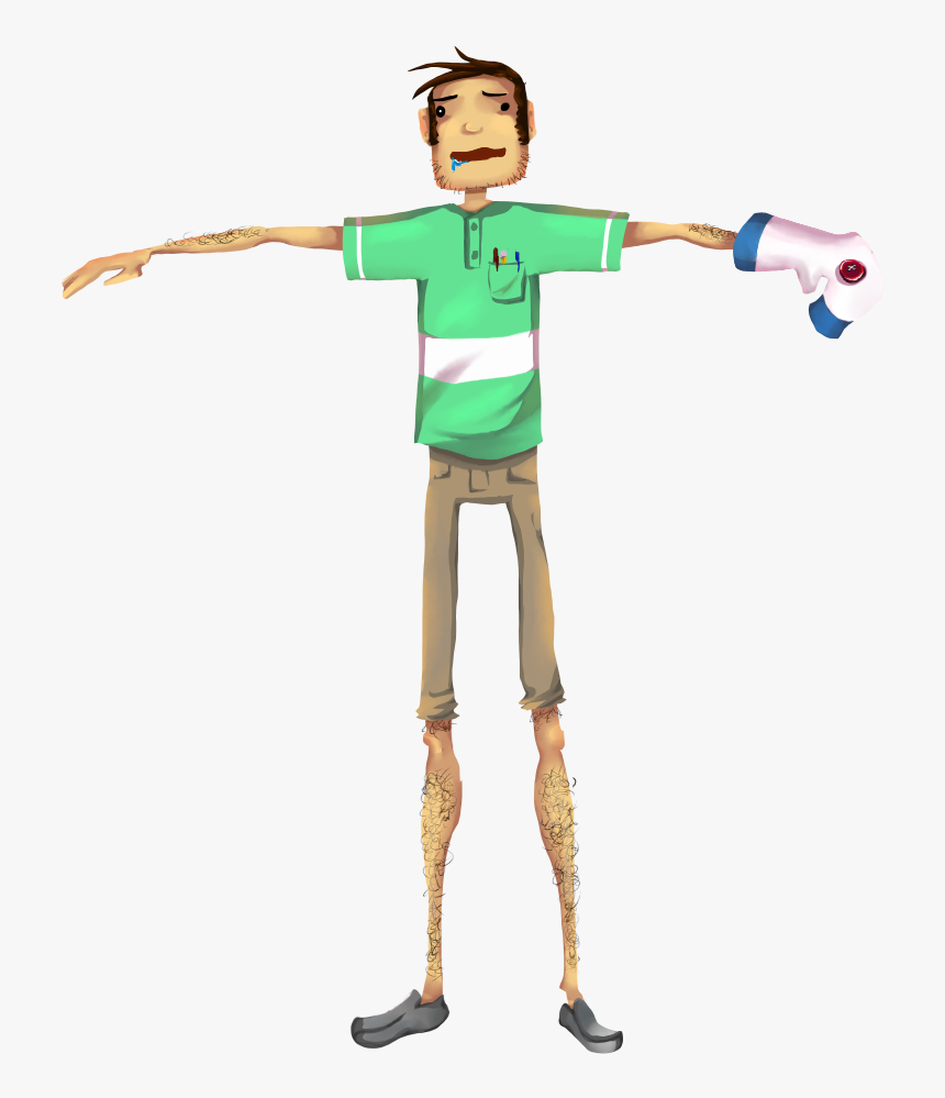 Premium PSD | 3d male character t pose