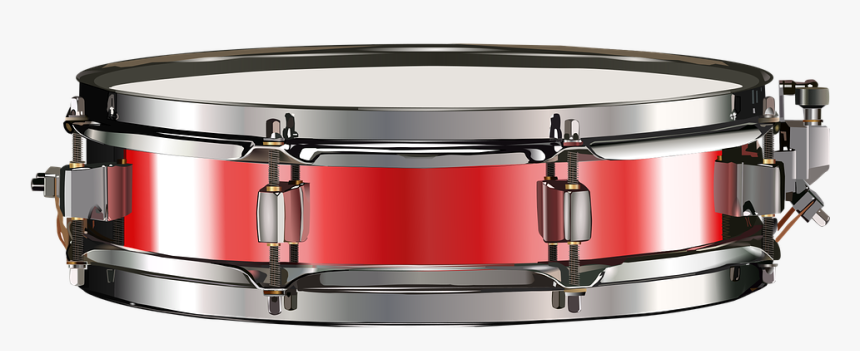 Small Drum, Snare Drum, Red, Drum, Drums - Snare Drum Parts Name, HD Png Download, Free Download