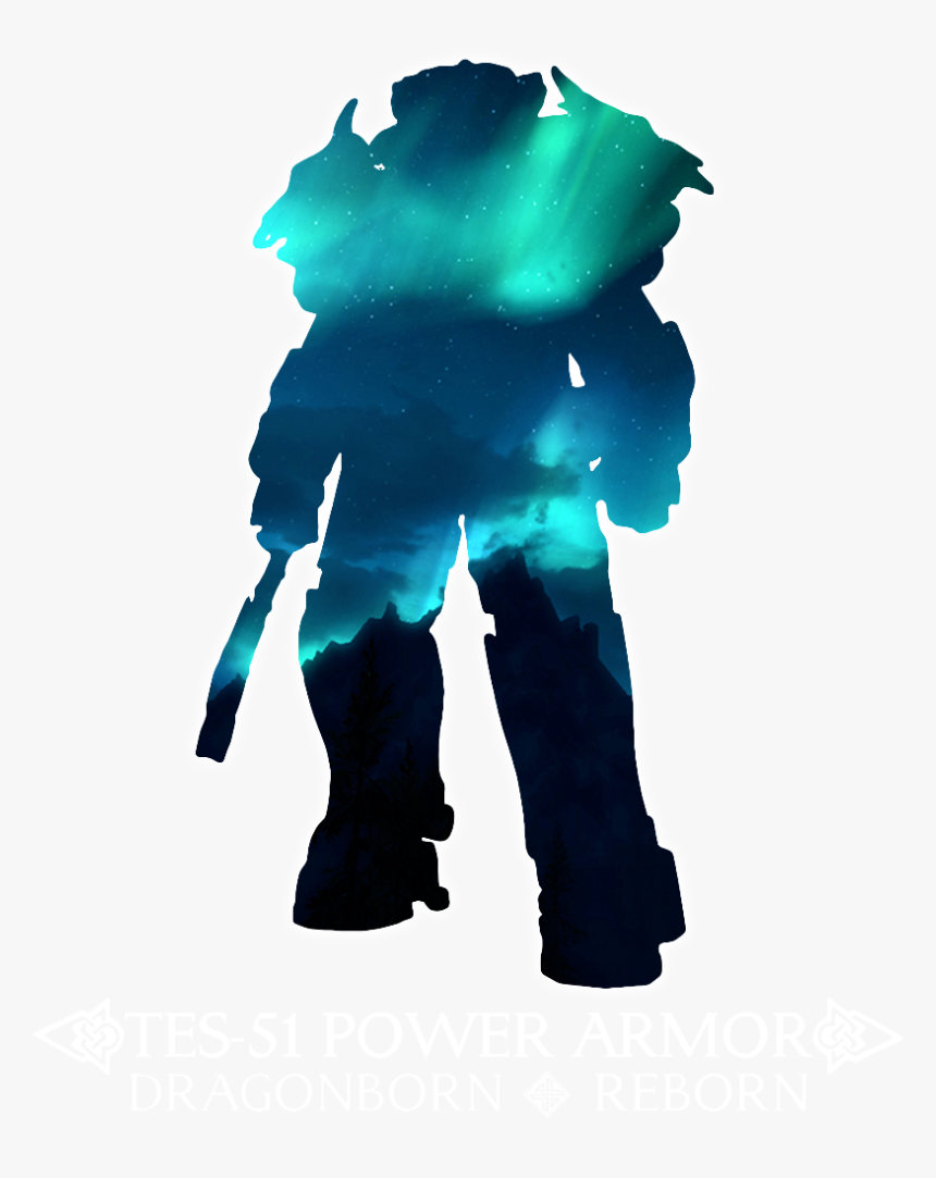 Fallout 4 Power Armor Silhouette, HD Png Download, Free Download