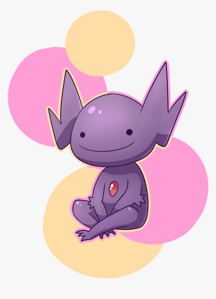 I Started Drawing This Little Guy Before My Art Block - Sableye Ditto, HD Png Download, Free Download