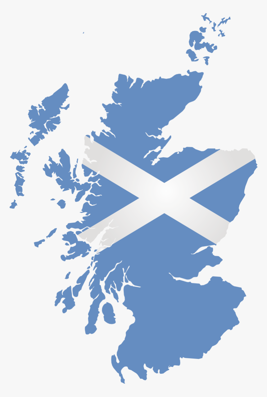 Map Of Scotland, HD Png Download - kindpng