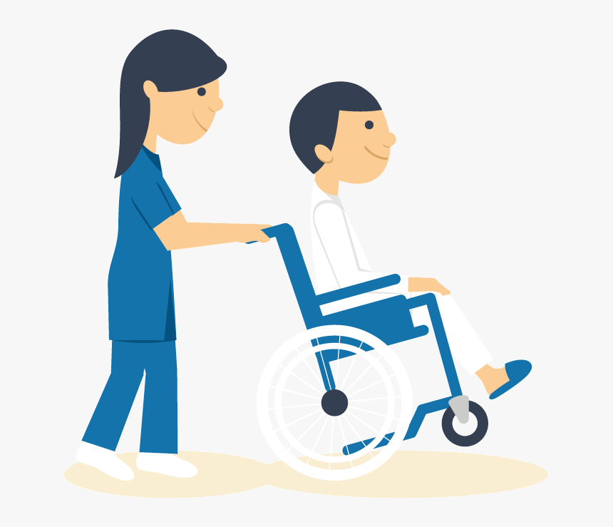 Disability Prevention Day - Boy Patient In Wheel Chair Cartoon, HD Png Download, Free Download