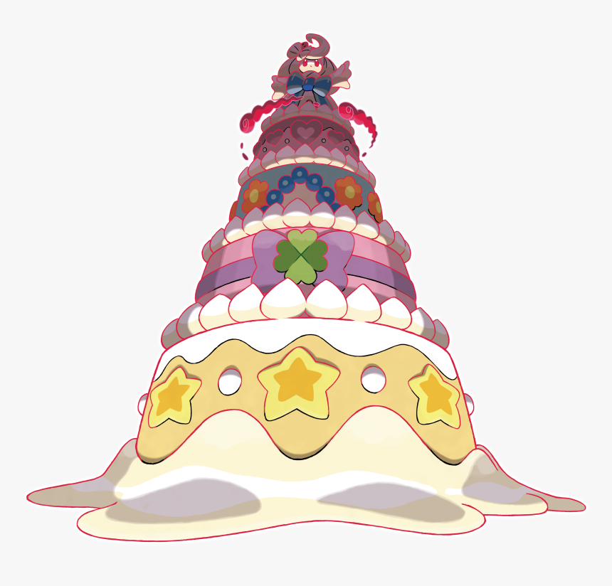 Gigantamaxalcremie Charmillygigamax Gigadynamaxpokusan - Cake Pokemon Sword And Shield, HD Png Download, Free Download